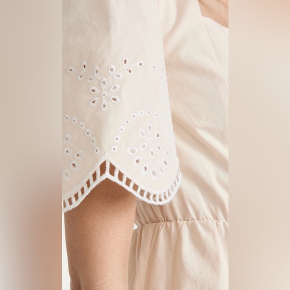 English Factory embroidered ruffle mini dress. Size S. Great condition. - Picture 4 of 7